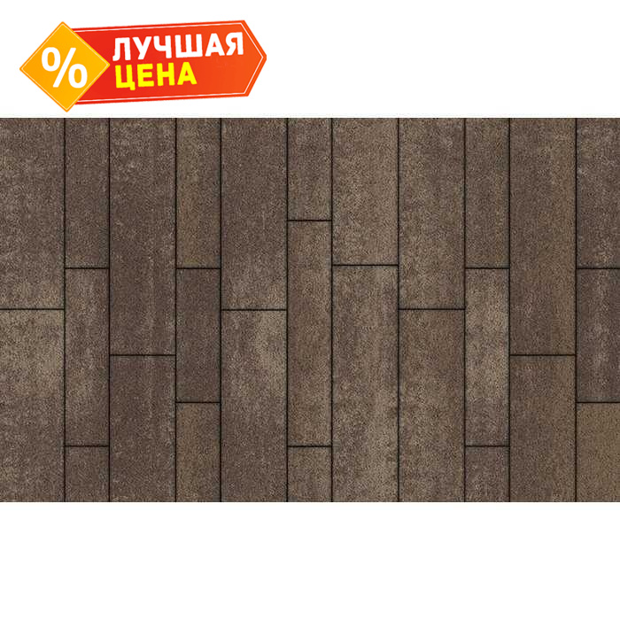 Плитка тротуарная Паркет Б.16.П.8см Листопад гранит xаски